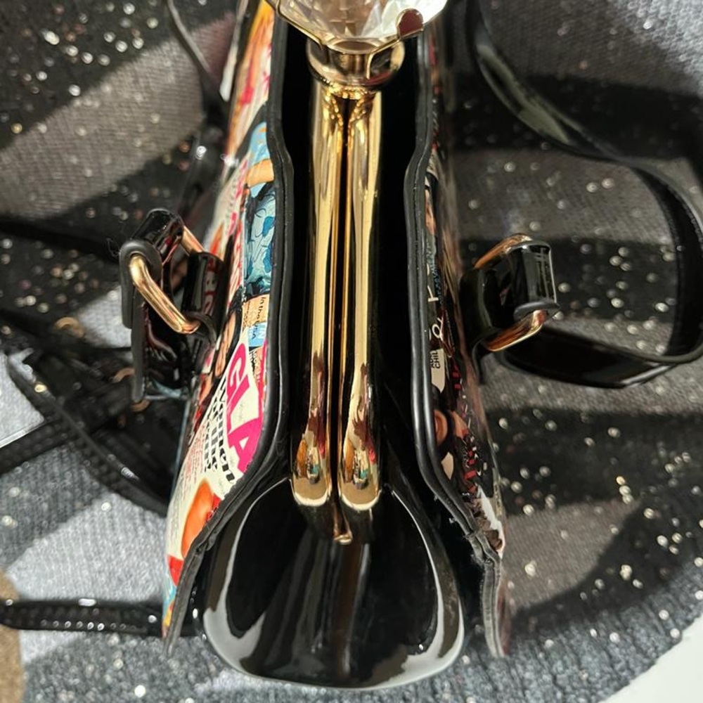 Alfa Bag Michelle Obama Handbag. Diamond Clasp Doctor Bag - Picture 2 of 5